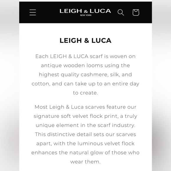 Leigh & Luca - Wrap / Scarf - Cotton and Silk w/ Velvet Flock Bird Flora Motif - Picture 8 of 9